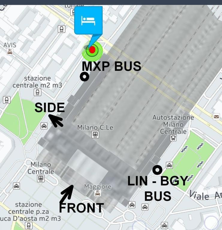 מילאנו Guesthouse Central Station Group - Via Sammartini 15 מראה חיצוני תמונה